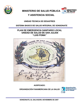 Plan De Emergencia Sanitario Local Unidad De Salud De San Julian “Luis Poma”