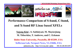 Performance Comparison of S-Band, C-Band, and X-Band RF Linac Based Xfels