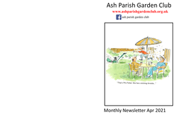 Ash Parish Garden Club Ash Parish Garden Club