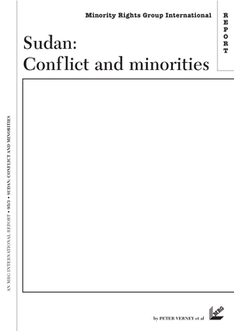 Sudan: T Conflict and Minorities LICT and MINORITIES F CON AN: D SU • 95/3 T TIONAL REPOR an MRG INTERNA