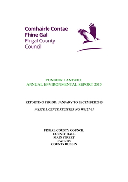 Dunsink Landfill Annual Environmental Report 2015