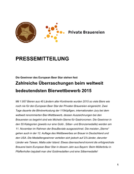 Pressemitteilung