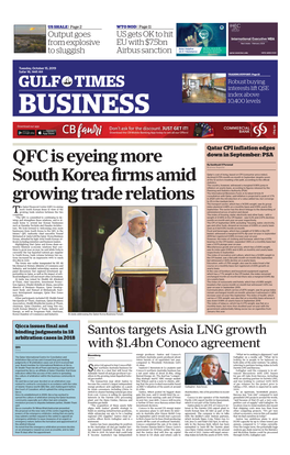 QFC Is Eyeing More South Korea Firms Amid Growing Trade Relations