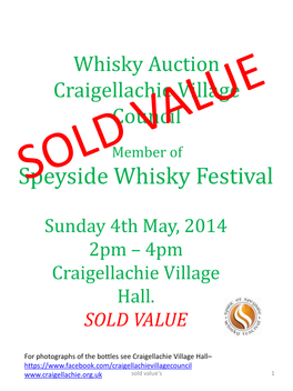 Speyside Whisky Festival