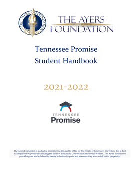 Tennessee Promise Student Handbook