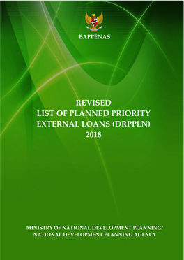 Revised List of Planned Priority External Loans (Drppln) 2018