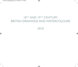 18Th and 19Th Century British Drawings and Watercolours 2010