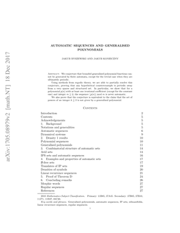 Automatic Sequences and Generalised Polynomials 3