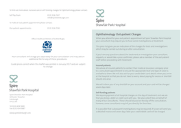 Ophthalmology Out-Patient Charges