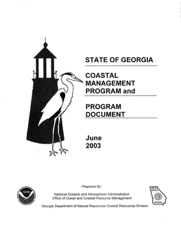 State of Georgia, Coastal Management Program And