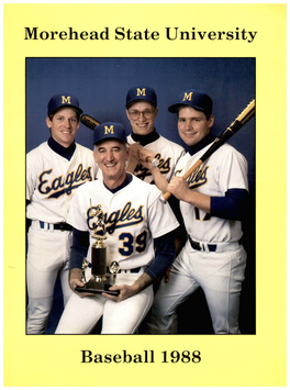 Morehead State University Baseball 1988