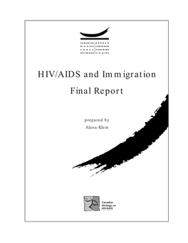 HIV/AIDS and Immigration Final Report
