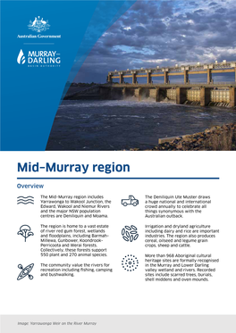 Mid–Murray Regional Fact Sheet