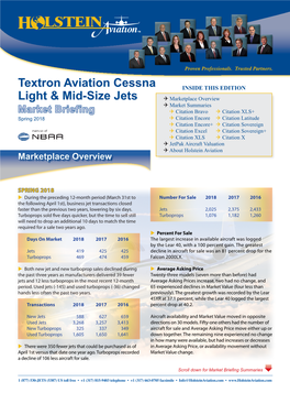 Textron Aviation Cessna Light & Mid-Size Jets