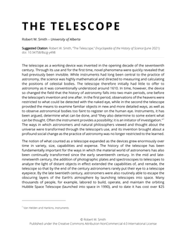 The Telescope