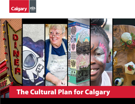 Cultural Plan for Calgary Contents