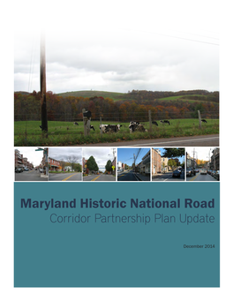 Maryland Historic National Road Corridor Partnership Plan Update