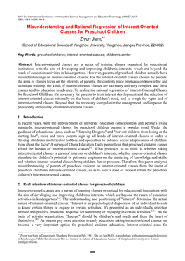 Misunderstanding and Rational Regression of Interest-Oriented