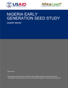 Nigeria Early Generation Seed Study