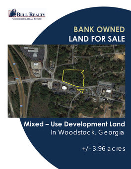 Mixed – Use Development Land in Woodstock, Georgia +/- 3.96 Acres