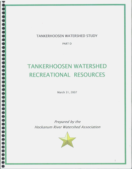 Tankerhoosen Watershed Recreational Resources