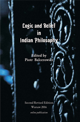 Logic and Belief in Indian Philosophy