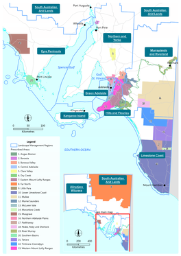 Eyre Peninsula Northern and Yorke Murraylands and Riverland South