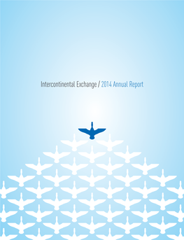 Intercontinental Exchange / 2014 Annual Report