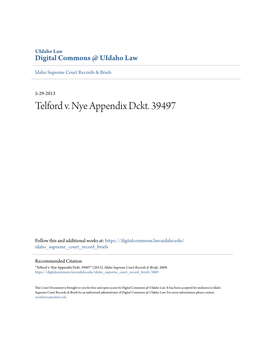 Telford V. Nye Appendix Dckt. 39497