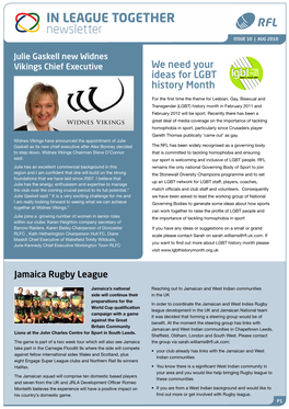 In League Together Newsletter Issue 10 | AUG 2010