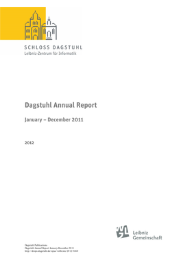 Dagstuhl Annual Report