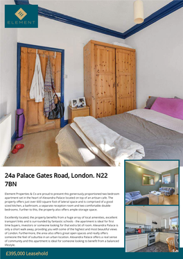 24A Palace Gates Road, London. N22 7BN