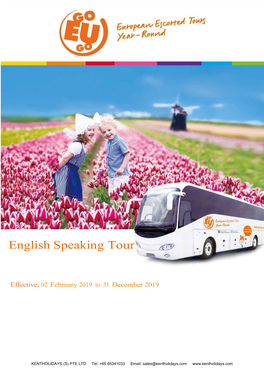 English Speaking Tour