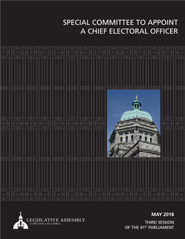 Special Committee to Appoint a Chief Electoral Officer