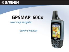 GPSMAP® 60Cx Color Map Navigator