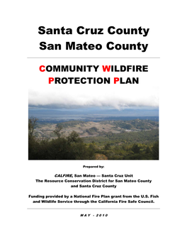 Community Wildfire Protection Plan