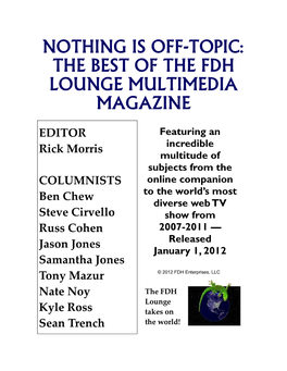 The Best of the Fdh Lounge Multimedia Magazine