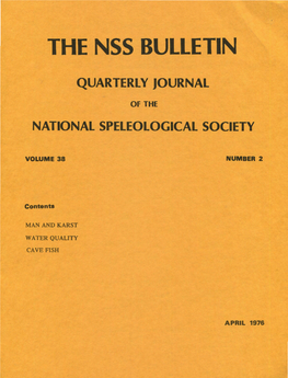 The Nss Bulletin