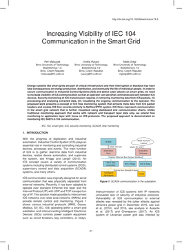 Increasing Visibility of IEC 104 Communication in the Smart Grid