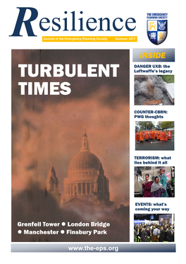 Turbulent Times Grenfell Tower Tragedy, the EPS Issued Statements to the Media Expressing Condolences, and Outlining the EPS’S Grenfell Tower Viewpoint