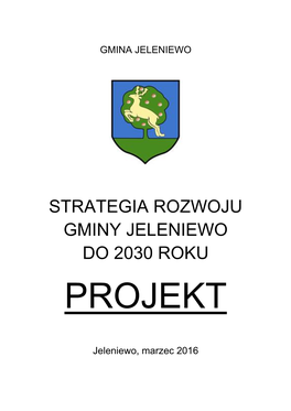 Strategia Rozwoju Gminy Jeleniewo Do 2030 Roku