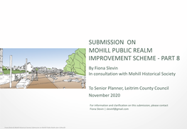 MOHILL PUBLIC REALM IMPROVEMENT SCHEME - PART 8 by Fiona Slevin in Consultation with Mohill Historical Society