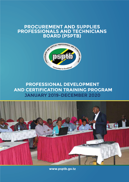 Procurement and Supplies Professionals and Technicians Board (Psptb)