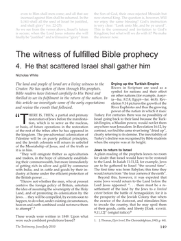 The Witness of Fulfilled Bible Prophecy 4