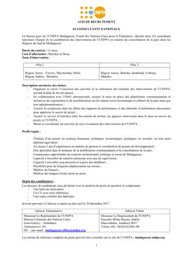 Avis De Recrutement Consultants PBF Final Version