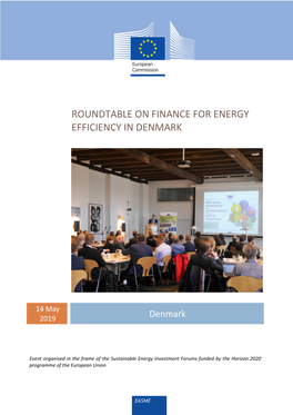 Roundtable on Finance for Energy Efficiency in Denmark