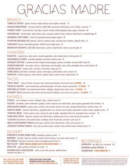 Gm Nb Brunch Menu Single Sheet Version 10.24.2020