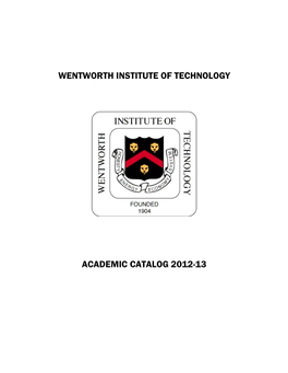 2012-2013 Academic Catalog