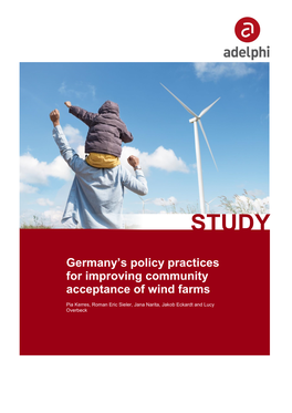 Germany's Policy Practices for Improving Community Acceptance Of