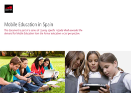 Mobile Education in Spain